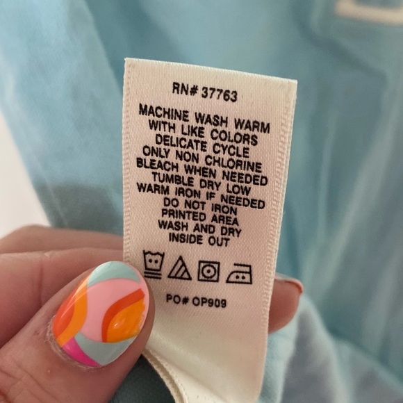 Original Penguin Light Blue Short Sleeve Polo Shirt with White Piping Large - Picture 11 of 13